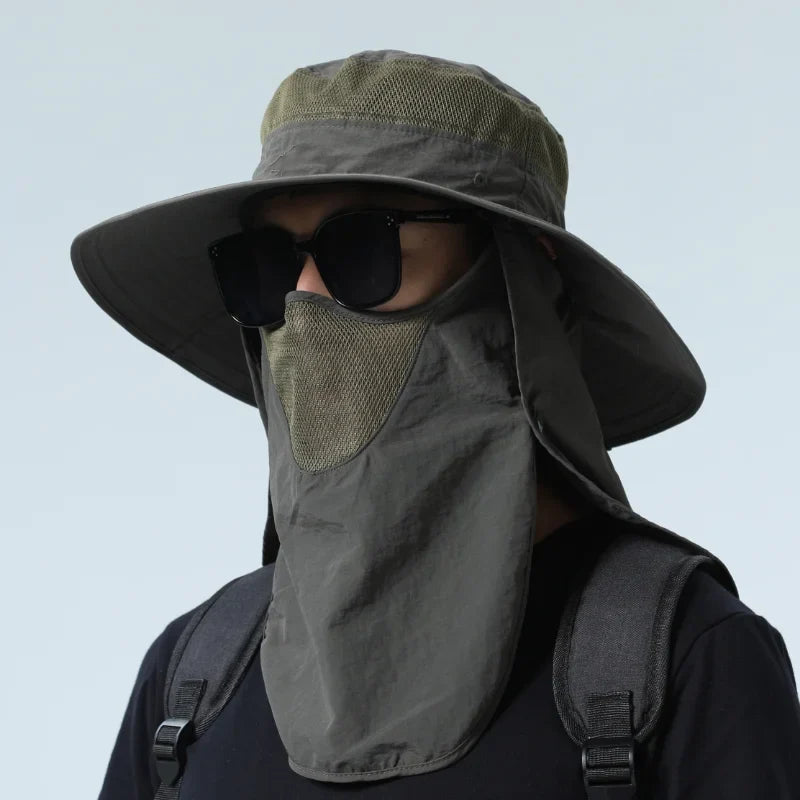 Sun Hats UV Protection Outdoor Hunting Fishing Cap for Men Women Hiking Camping