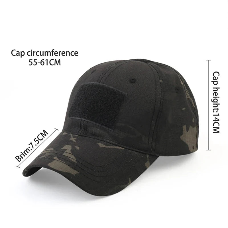 Baseball Caps Camouflage Tactical outdoor Soldier Combat Paintball Adjustable Hat