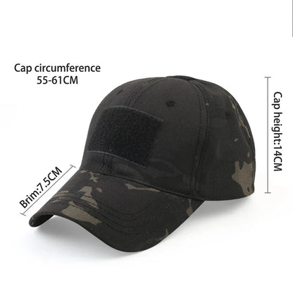 Baseball Caps Camouflage Tactical outdoor Soldier Combat Paintball Adjustable Hat