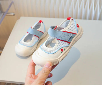 Kids mesh sneaker Anti-slip Sandal Toddler Boy Sports Shoe Girl Children Breathable Beach Sandal Soft Bottom sports casual Shoes