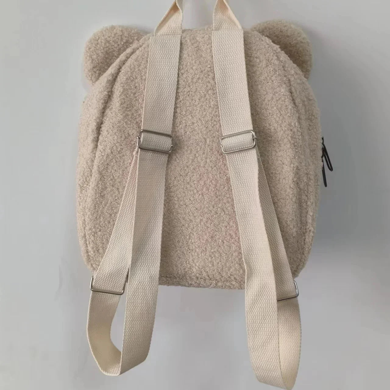 Cute Bear Plush Backpack Embroidered Name Autumn Winter Kids Outdoor Shoulder Bags Custom Personalized Children's Gift Bags
