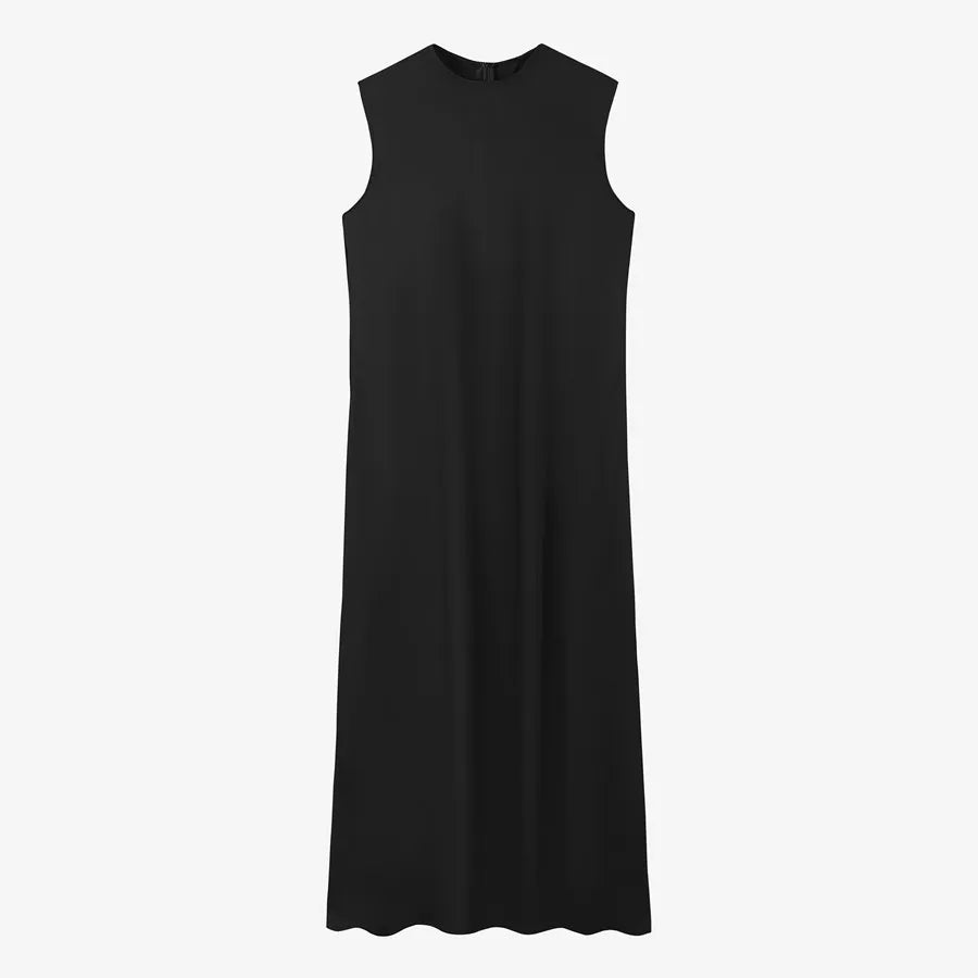 woman clothing high Stretch ribbing closed-fit wrap tops + Matte Satin dress Maxi matching sets (ship out in 1 day)