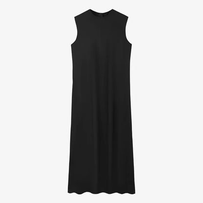 woman clothing high Stretch ribbing closed-fit wrap tops + Matte Satin dress Maxi matching sets (ship out in 1 day)