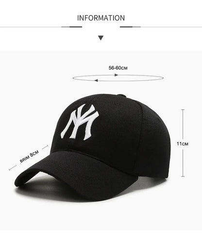 Fashion letter embroidery men women baseball cap duck tongue cap women men