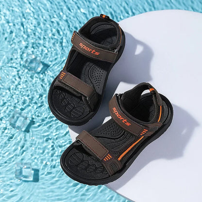 Summer Breathable Sport Sandals for Boys Girls Casual Children Beach Shoes Kids Soft Sole Non-slip Comfortable Open Toe Sandals