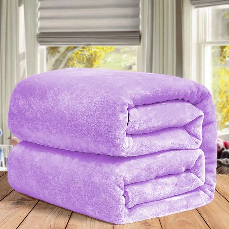 Winter fluffy velvet fleece blanket extra large size sofa throw blanket fuzzy faux fur blanket microfiber thick bed sheet