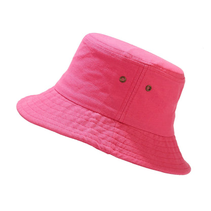 Fluorescent Green Bucket Hat Four Seasons Candy Color Personalized Street Dance Fashion Style Women's and Men's Fisherman Hat