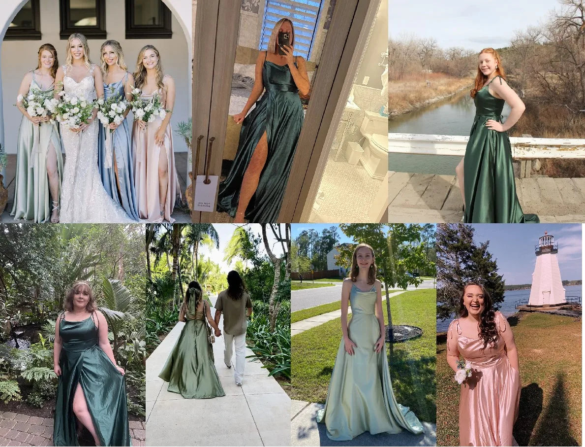 MisShow Sexy Evening Dress Spaghetti Strap Sleeveless Backless Prom Dresses Maxi Train A-Line High Split Formal Occasion Gowns