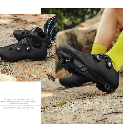New Cycling Sports Shoes Men MTB Pedal Bicycle Shoes Women Lightweight Road Self-Locking SPD Racing Shoes Unisex Cycling Shoes