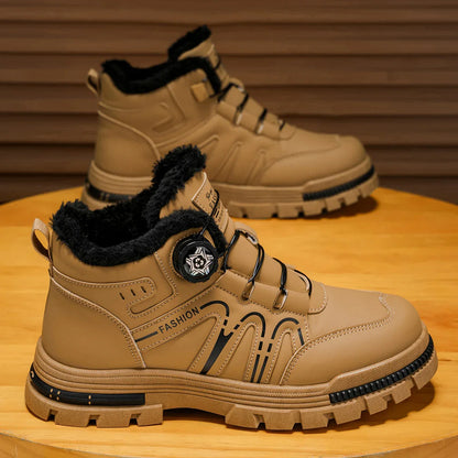 Men's high top denim boots, casual sports shoes, trendy and fashionable men's boots