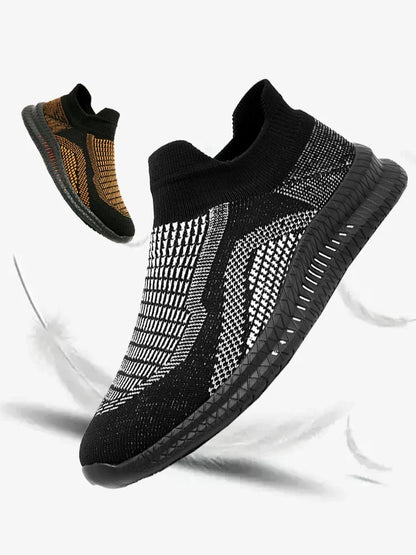 Lightweight Men's Walking Shoes Outdoor Soft Male Casual Shoes Flexible Breathable Men Loafers Slip-on Footwear Sneakers 39-48
