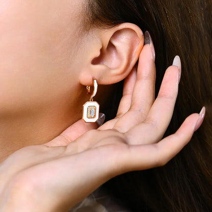 Cut 5*3mm Moissanite Earrings for Women 100% 925 Sterling Silver Top Quality Stud Earrings Sparkling Wedding