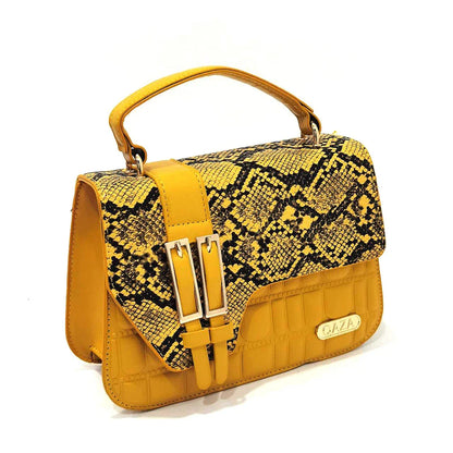 Retro Design!Three-Piece Set Peach Color Patent Leather Bag With Ribbon For Women, Classic High-Heeled Shoes