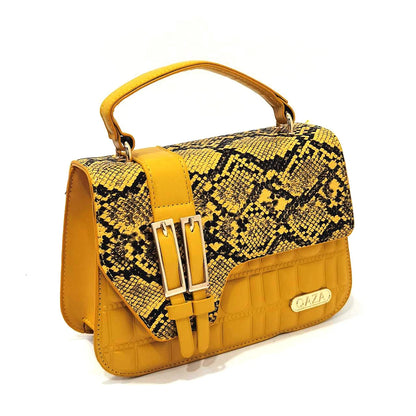 Retro Design!Three-Piece Set Peach Color Patent Leather Bag With Ribbon For Women, Classic High-Heeled Shoes