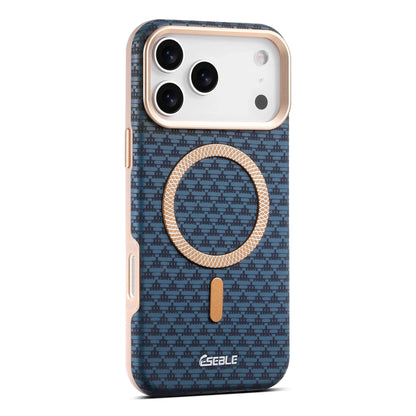 Leather Magnetic Phone Case For iPhone 17 16 15 14 13 Pro Max 17Pro 17Air Metal Lens Button Bumpe Cover