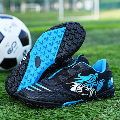 Children's Soccer Shoes TF Breathable Lightweight Major Training Shoes Boy Wear-resistant Sneakers Youth Match Kids Soccer Shoes