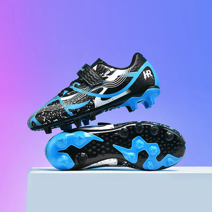 Soccer Shoes with Rubber Soles for Kids, Multicolor FG & TF Training Styles