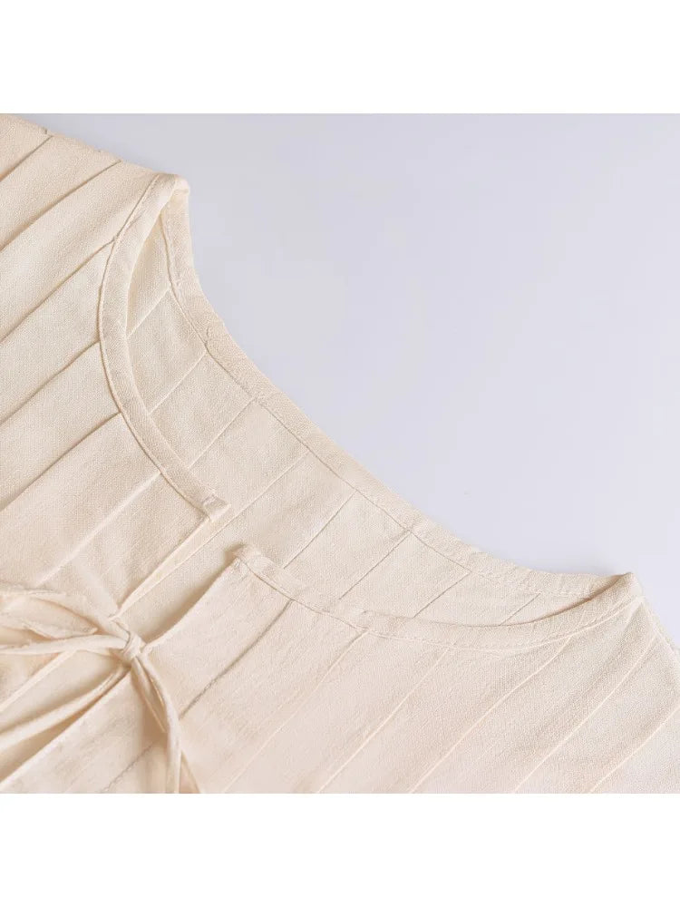 White Bandage Ribbed Tank Top Shirts For Women Hollow Out Sleeveless Slim Summer Fashion Vest Women's Lace-Up Vest Y2k Top