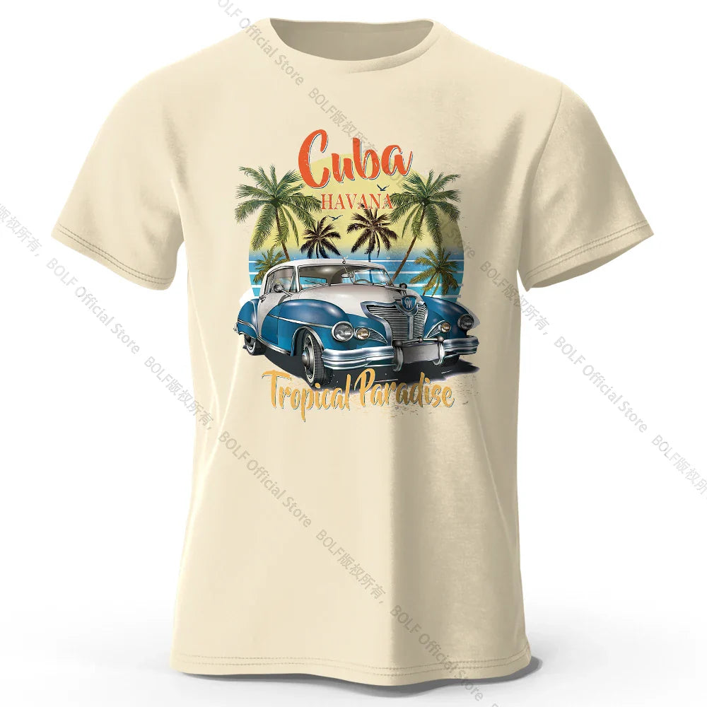 Seaside Market Medal Printed Unisex Men Women T-Shirt Tees Tops 100% Cotton Anchor Graphic Coastal Souvenir Wear