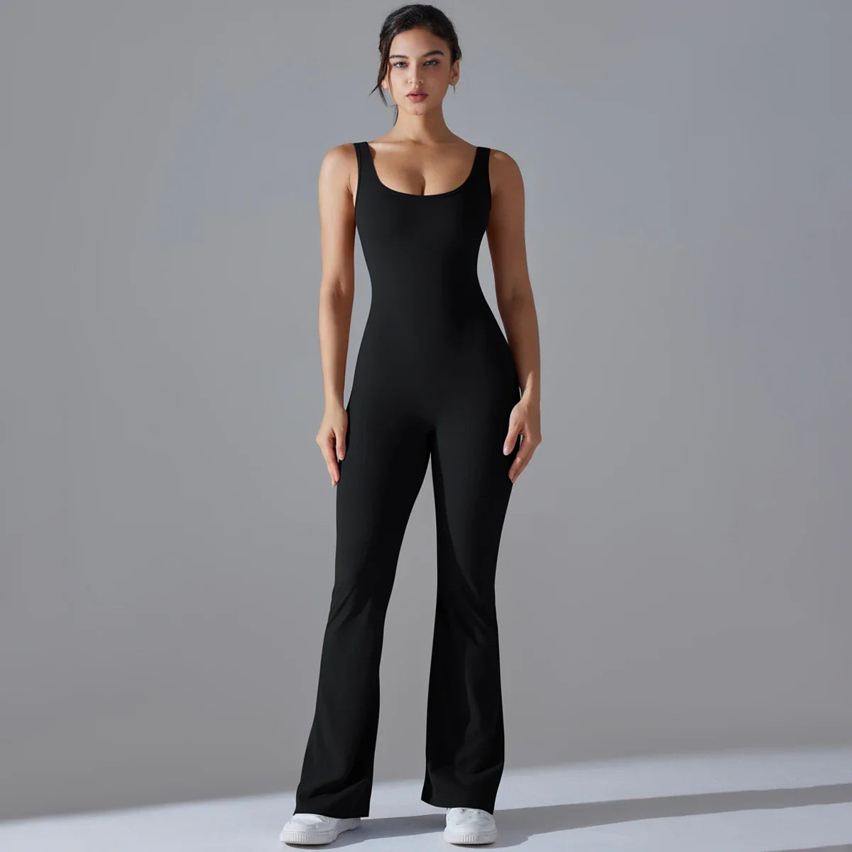 Sexy Back V Jumpsuit Gym Set Women Training Yoga Suit Sportswear Women Sports Jumpsuit Fitness Rompers Stretch Workout Bodysuits