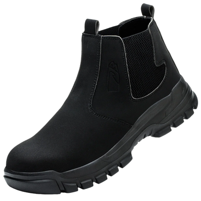 Fashion Safety Shoes Men's Work Steel Toe Caps Male Indestructible Protective Shoes Puncture-Proof Security Footwear Work Boots