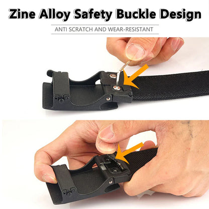 Automatic Buckle Comfortable Nylon Military Gun Belt Outdoor Hunting Multifunctional IPSC Tactical Canvas Belt Men Belt