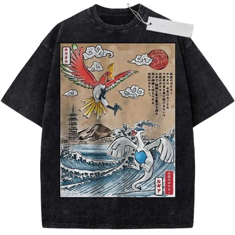 T Shirt Man Women Anime Short Sleeve Tee Summer 2026 Streetwear Casual Tops Y2k Clothes