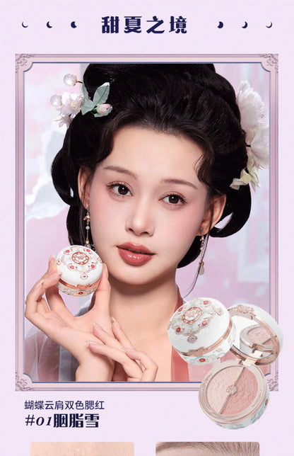 Gift Box Makeup Set Little Angel Full Box Lip Glaze Blusher Shell Jewelry Flower Know Birthday Gift Kit