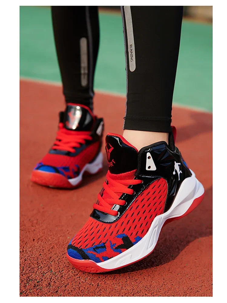 2024 New Children's Basketball Shoes for Boys Non-slip Kids Sport Shoes Wear-resistant Outdoor Kids Girls Sneakers Trainers