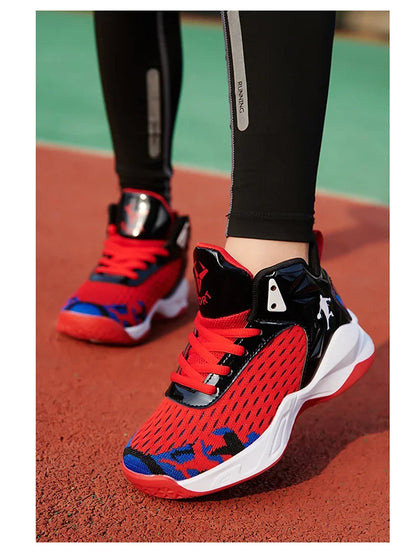 2024 New Children's Basketball Shoes for Boys Non-slip Kids Sport Shoes Wear-resistant Outdoor Kids Girls Sneakers Trainers