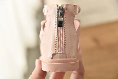 Gladiator Children Sandals for Girls 2025 Breathable Summer Girl Roman Shoes Boots Black Pink Beige Party Student Sandal I06095