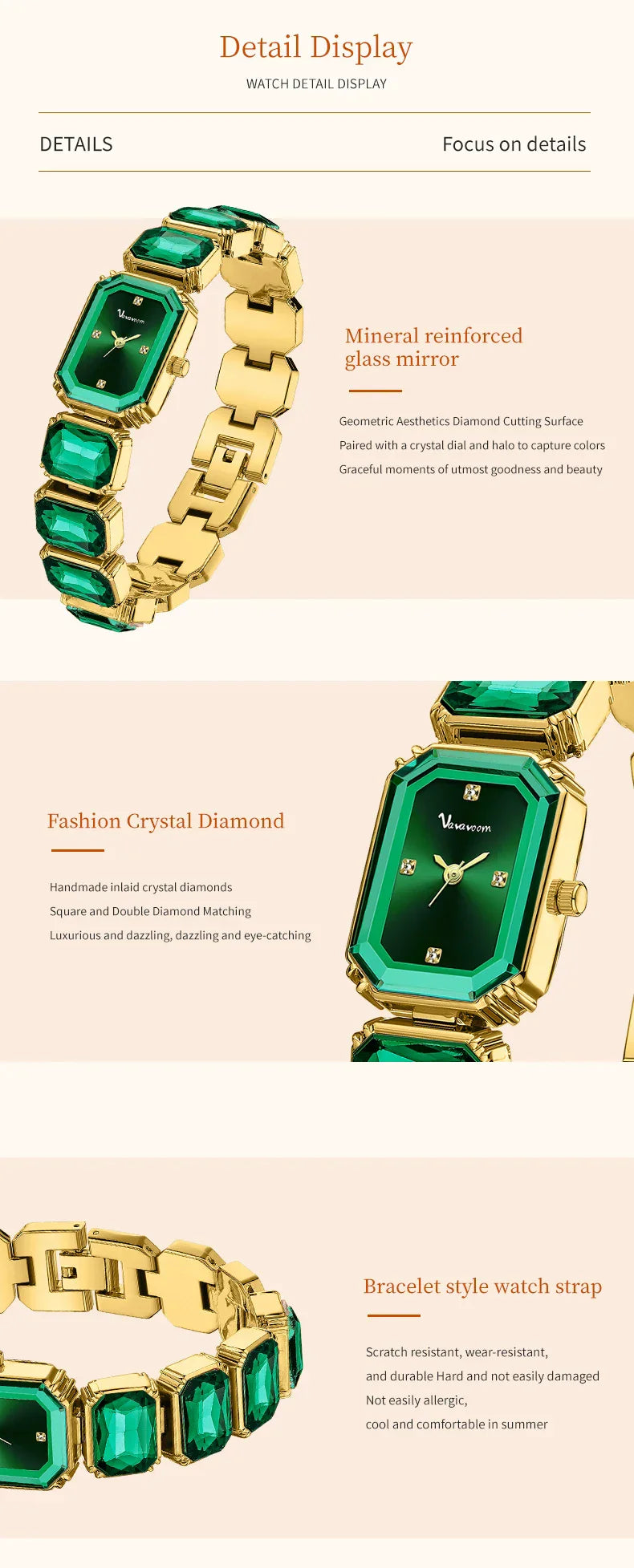 2024 New Luxury Diamond Women Bracelet Watch Fashion Rose Gold Stainless Steel Strap Original Quartz Movement Ladies Watch reloj