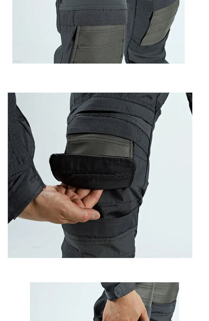 Outdoor Tactical Pants Casual Waterproof Cargo Pant Men New Training Trousers Wear-Resistant Multi Bag Casual Man Pant New