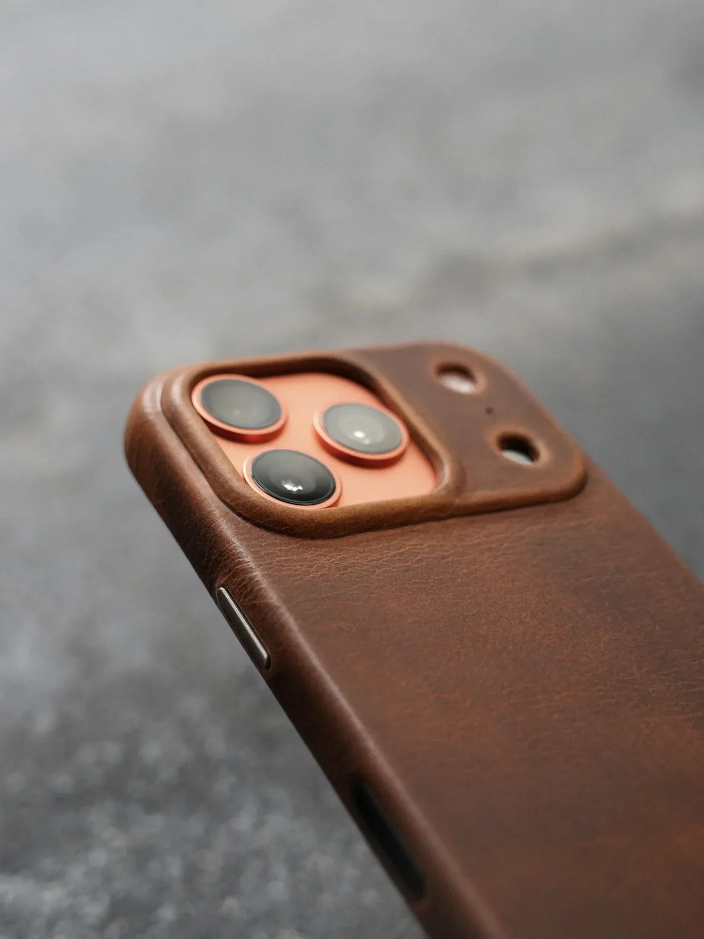 Genuine Leather Case for iPhone 17 16 Pro Max 15 Genuine Leather Handmade Phone Cover