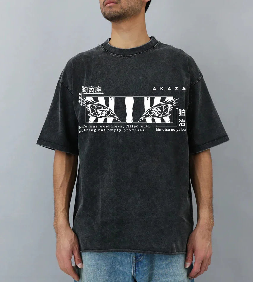 Graphic Washed T-shirts Women’s Men's Clothing  Harajuku Y2K Oversized Cotton Half-sleeve Tops