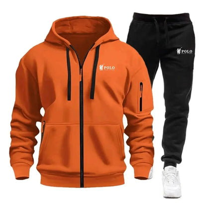 Zipper Sweatshirt Suit Sweatshirts for Men Daily Casual Hoodies Pants High Quality 2026 Sports Tracksuit Jogging Men's Clothing