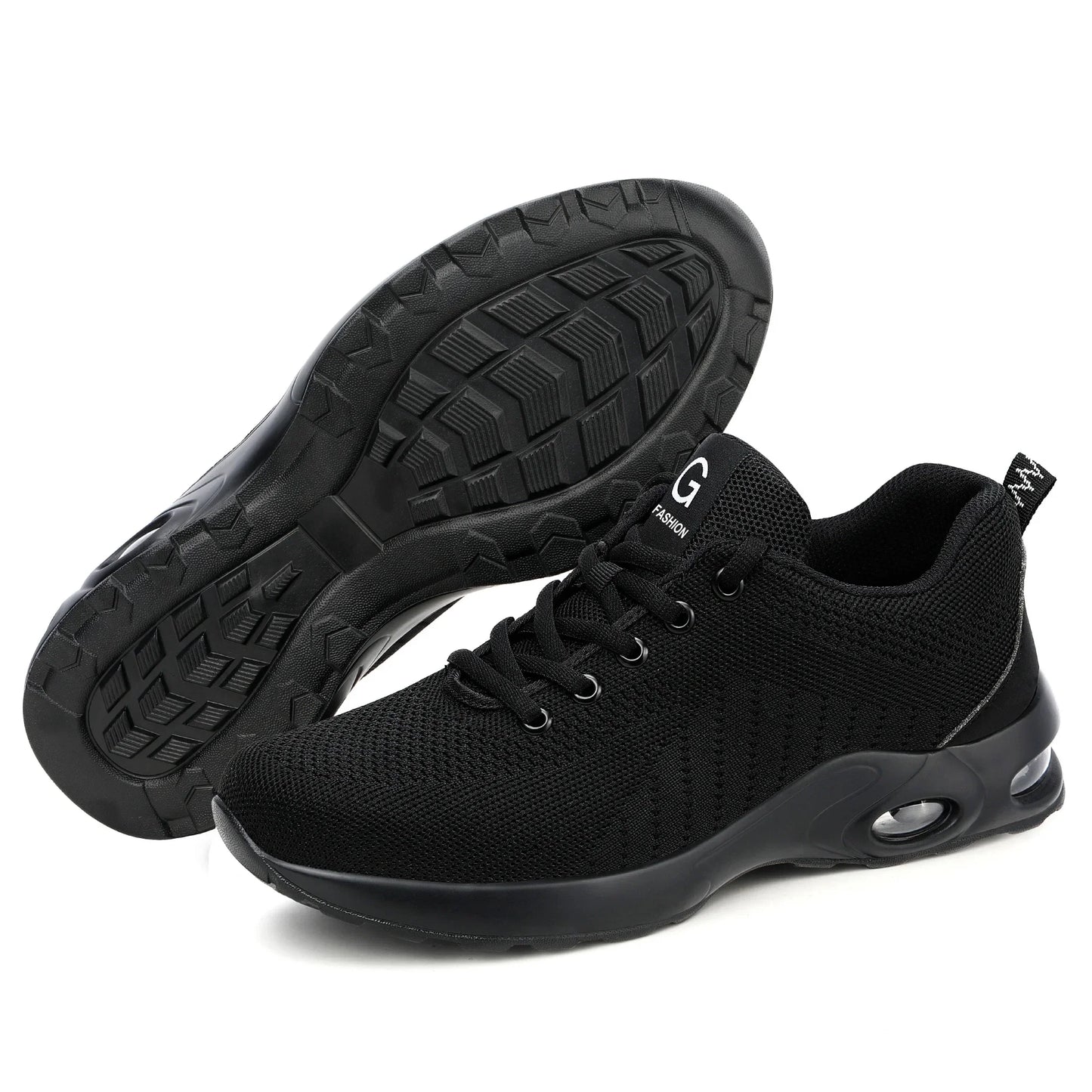 Anti-puncture Security Protective Shoes Air Cushion Work Sneakers Steel Toe Work Shoes Men Women Safety Shoes Light Breathable