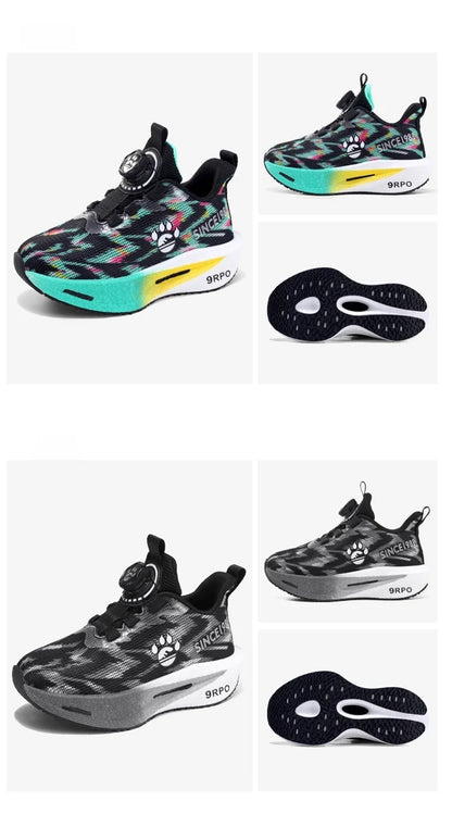 New children's shoes, boys' double-net carbon sneakers, students' casual and light running shoes, children's basketball shoes