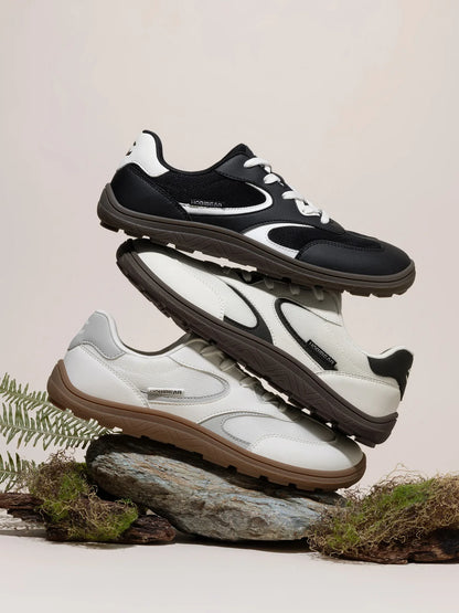 Unisex Barefoot Shoes Wide Width Minimalist Sneakers Zero Drop Classic Retro Outdoor Walking Shoes for Men Women