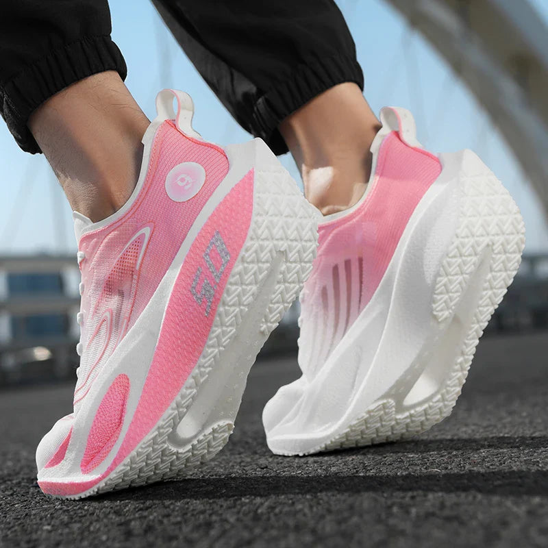 New Sports Shoes for Men&Women, Running Sneakers, Carbon Plate, Male Marathon Racing, Shock-absorbing, Athletics Training Shoes