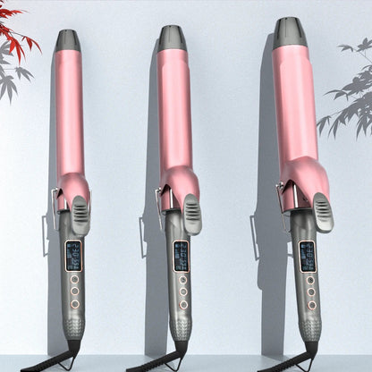1pcs 19/25/32/38 MM Professional Hair Curler Wave Ceramic Coated Plate PTC Heater LCD Display Curling iron