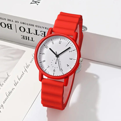 Fashion Jelly Color Women Watch Creative Wave Shaped Silicone Strap Quartz Wristwatch Girls Clock Gift Relogio Feminino Reloj