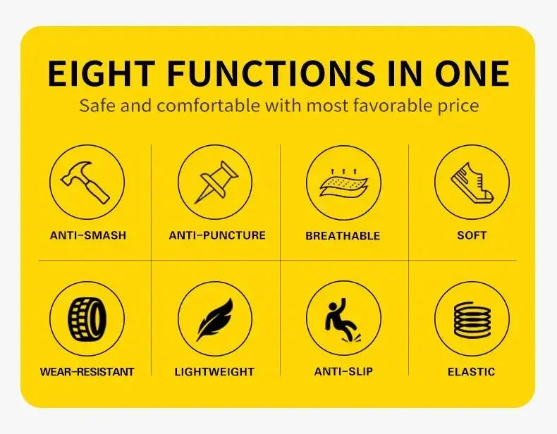 Insulation Men Work Boots Puncture-Proof Safety Shoes Steel Toe Welder Protective Shoes Indestructible Shoes Work Shoes Sneakers
