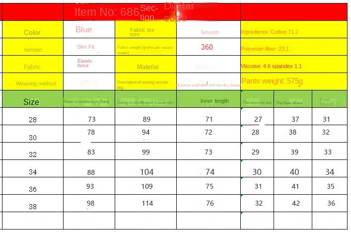 Men's Slim Fit Jeans Elastic Casual High Street Style Ripped Patchwork Pants Fashionable Tight Menswear Spring New Arrival