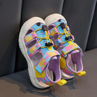 2025 Children's High Quality Close Toe Summer Beach Water Shoes Outdoor School Sport Sandals for Kids Toddler Boys Girls