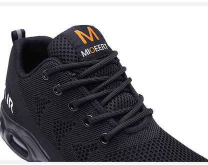 Lightweight Air Cushion Breathable Men Boots Work Shoes Safety Shoes Anti-smash Sneakers Puncture-Proof Indestructible Shoes