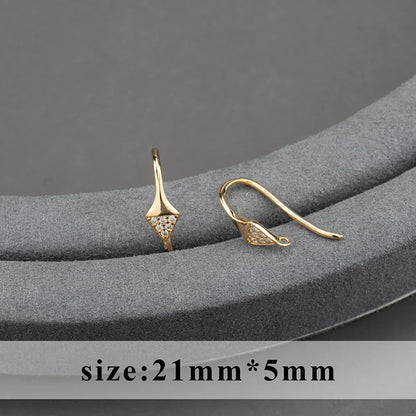 20pcs/lot M800 jewelry accessories,pass REACH,nickel free,18k gold plated,copper,connector,diy earrings,jewelry making