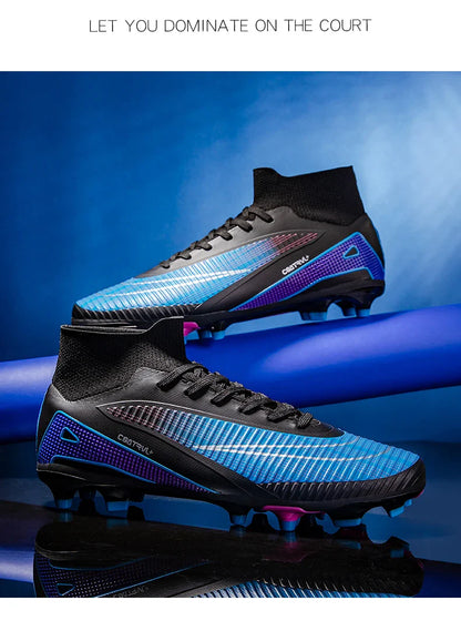 New Men Soccer Shoes Cleats Football Boots Professional Women Unisex Ultralight Match Grass Futsal High-quality TF/FG Sneakers