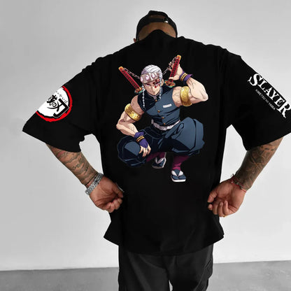 Anime Men's T Shirts Summer Y2k Clothes Women Casual Cotton Oversized Short Sleeve Tee Streetwear Top Unisex
