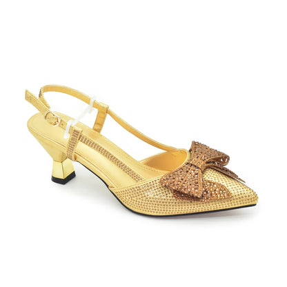Italian Shoe and Bag Set Designer Wedding Luxury Italian Shoes and Bag Set for Women Full Rhinestone Party Pumps